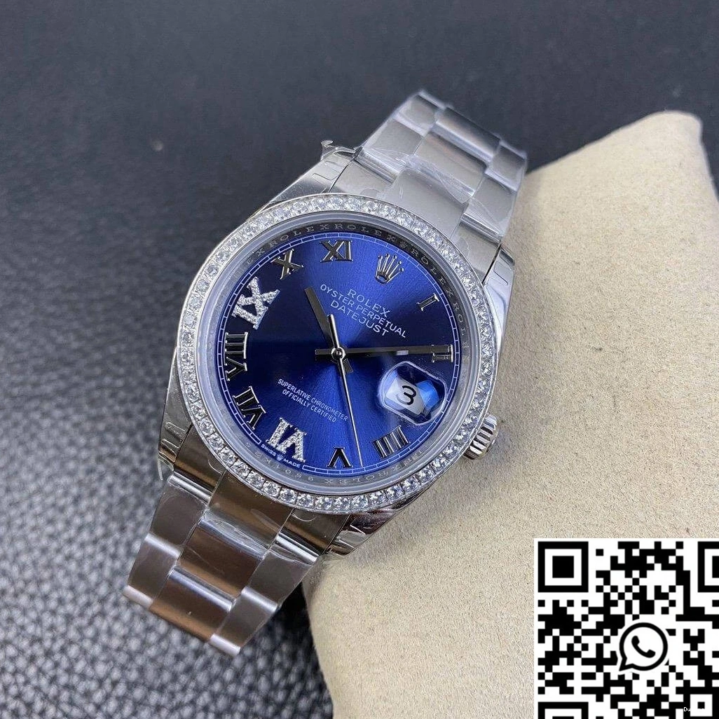 Rolex Factory EW Datejust M126284RBR Bezel Diamond 0324